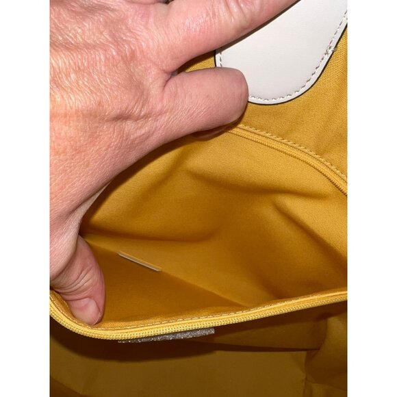 Kate Spade Honey Bee Straw Tote Bag With Matching Wallet Woven Straw Design Yell - Picture 7 of 9